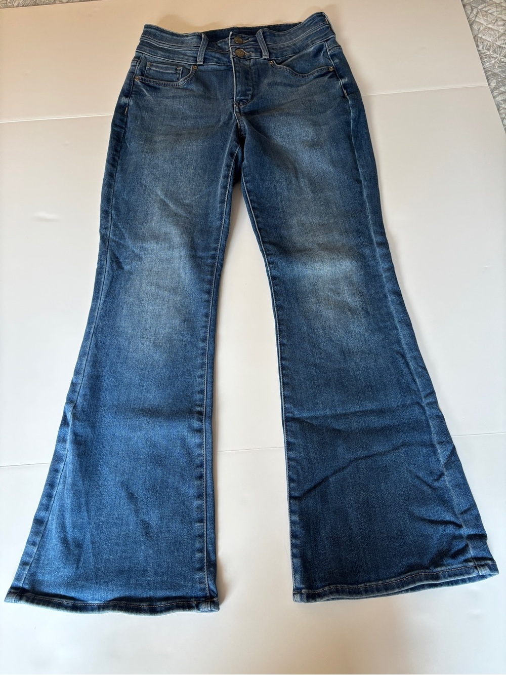 NYDJ Dark Wash Flare Jeans Lift Tuck Technology - Size 4